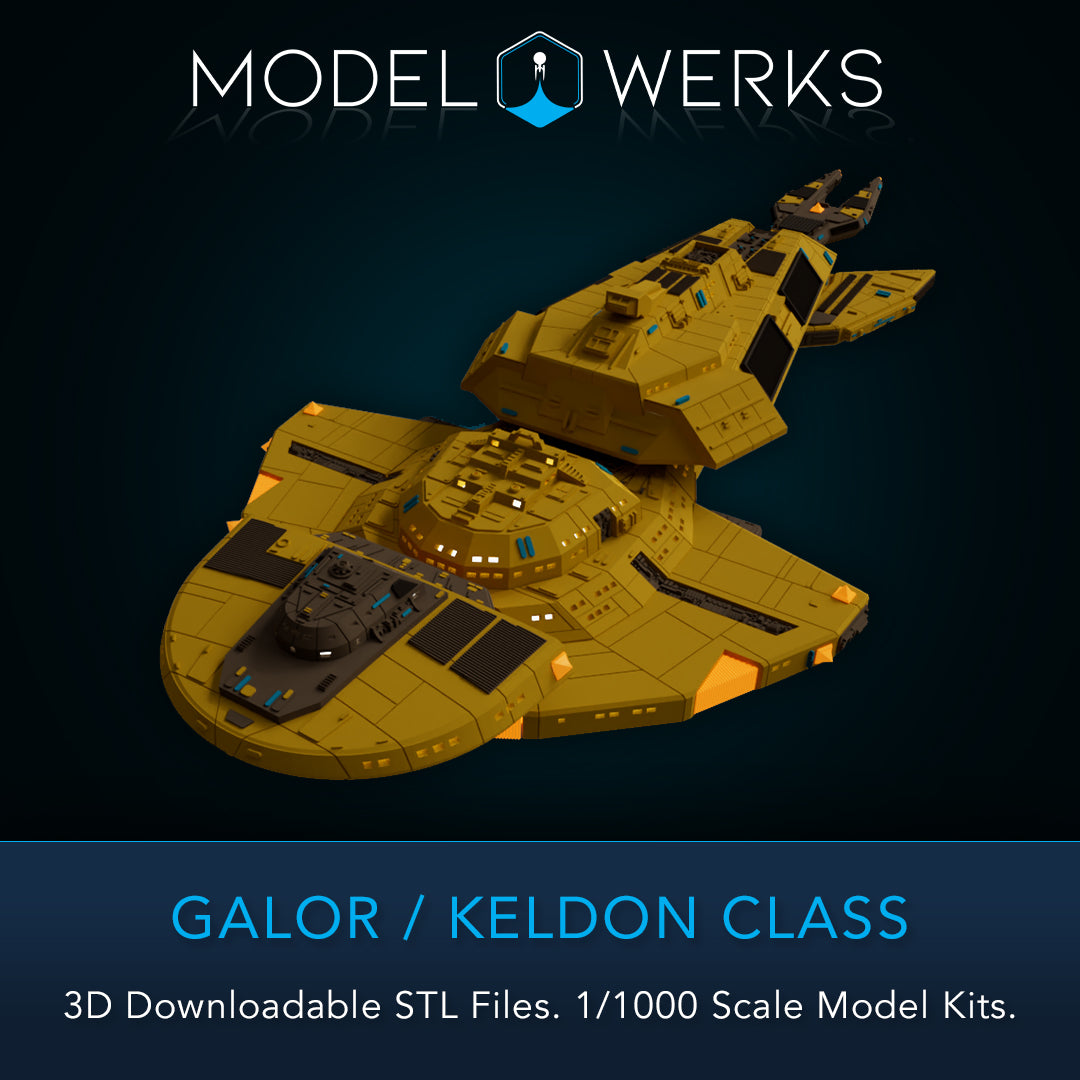 1/1000 Galor / Keldon Class STL File Download
