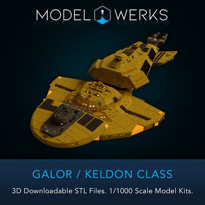 1/1000 Galor / Keldon Class STL File Download