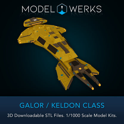 1/1000 Galor / Keldon Class STL File Download