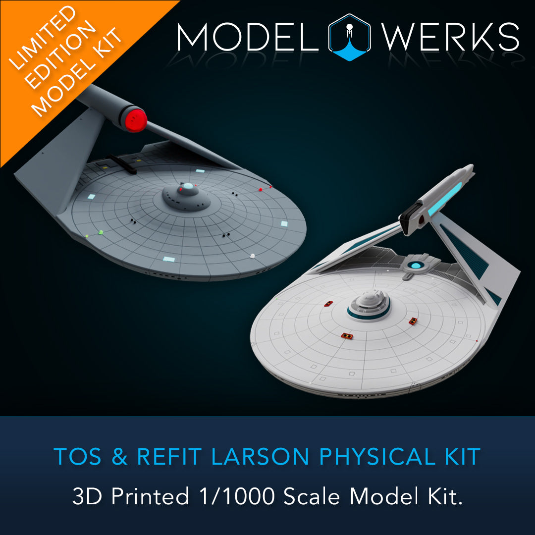 1/000 Larson Class Physical 3D Printed Kit – modelwerkshop