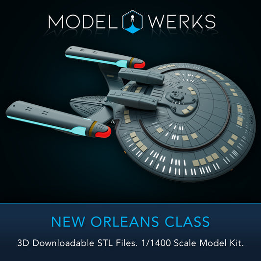 1/1400 New Orleans Class STL File Download