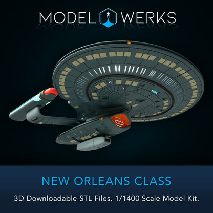 1/1400 New Orleans Class STL File Download