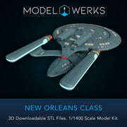 1/1400 New Orleans Class STL File Download
