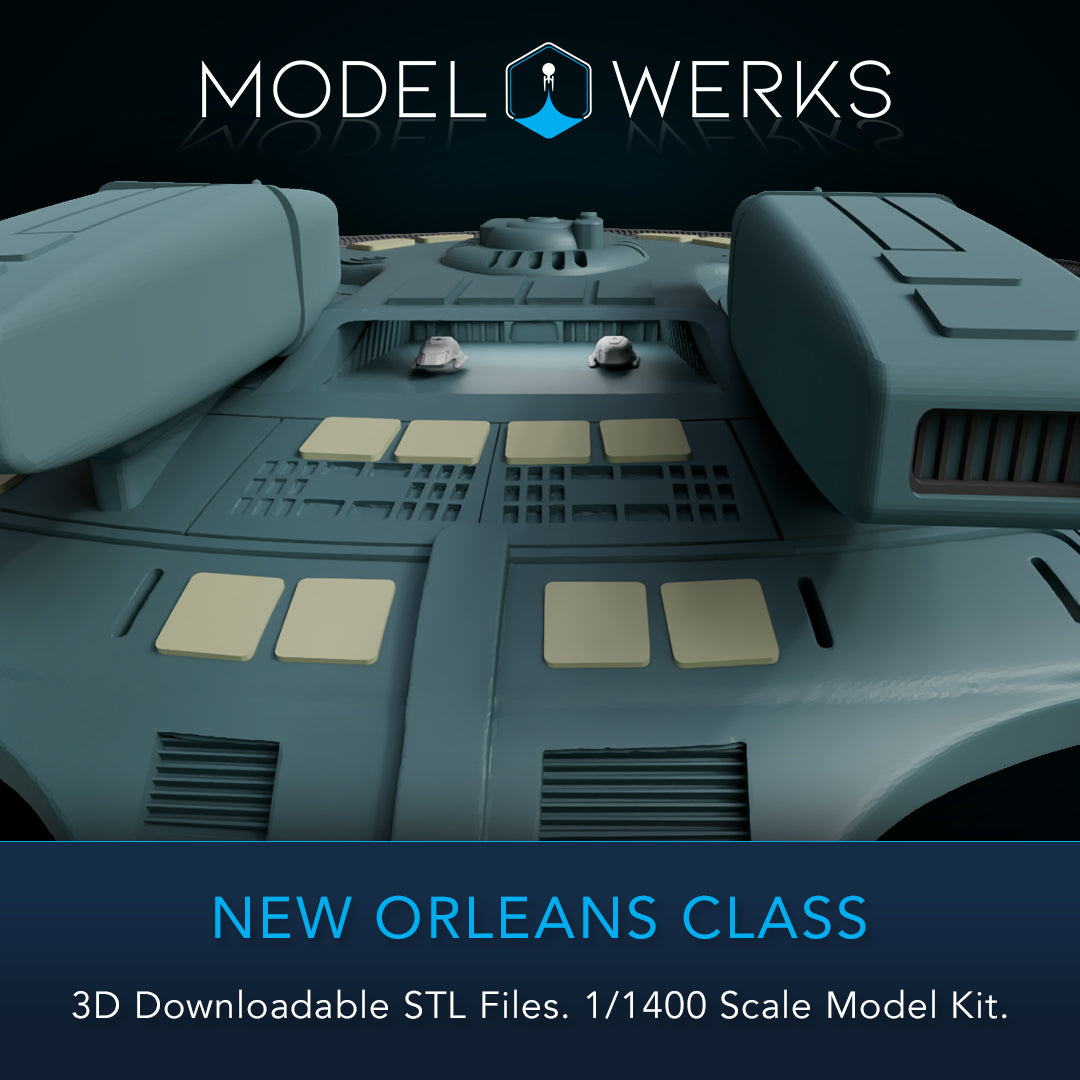 1/1400 New Orleans Class STL File Download
