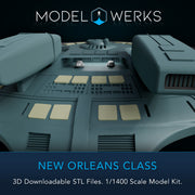 1/1400 New Orleans Class STL File Download