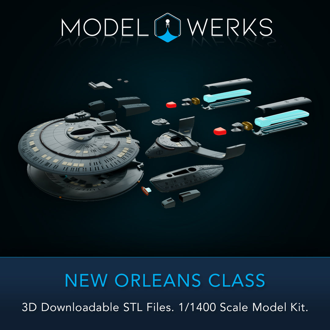 1/1400 New Orleans Class STL File Download