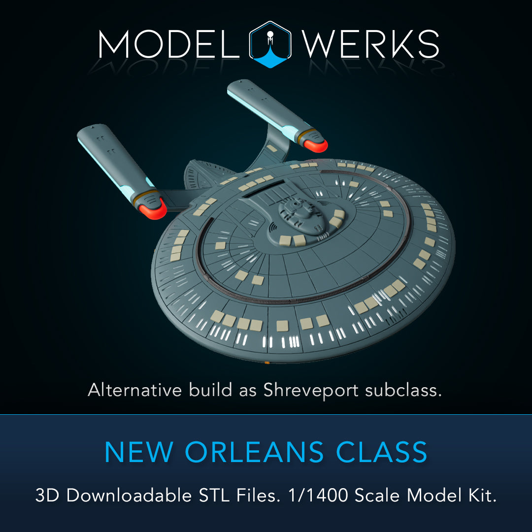 1/1400 New Orleans Class STL File Download