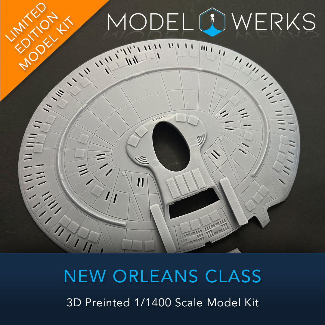 1/1400 New Orleans Class 3D Printed Model Kit