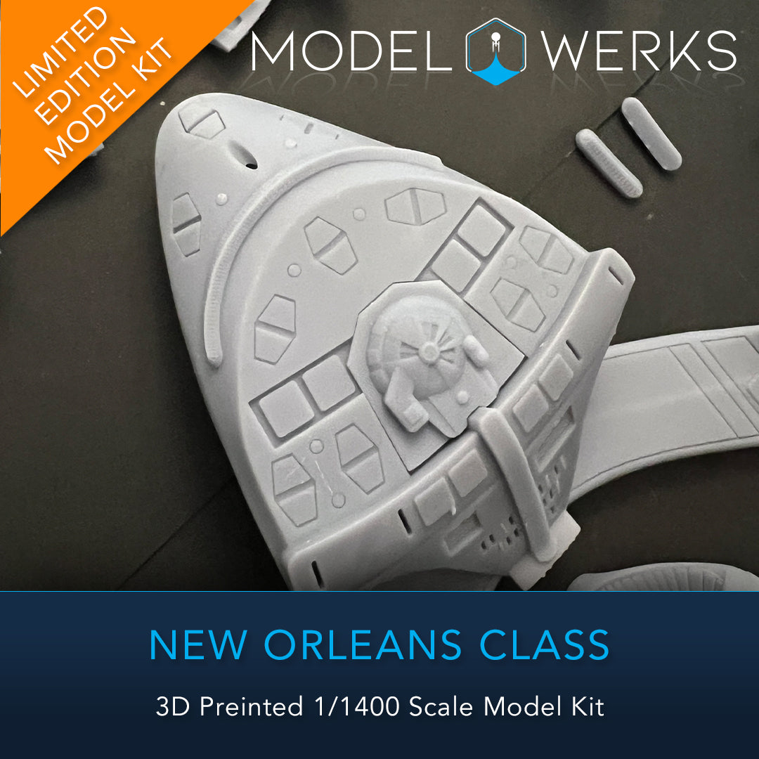 1/1400 New Orleans Class 3D Printed Model Kit