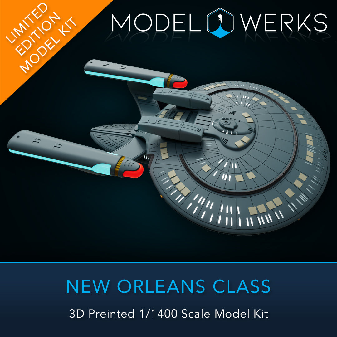 1/1400 New Orleans Class 3D Printed Model Kit