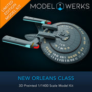 1/1400 New Orleans Class 3D Printed Model Kit