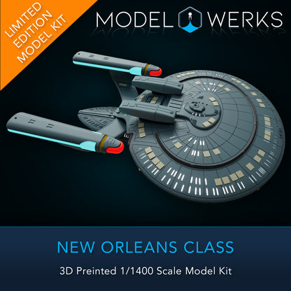 1/1400 New Orleans Class 3D Printed Model Kit
