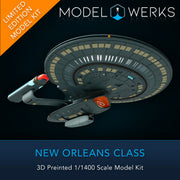 1/1400 New Orleans Class 3D Printed Model Kit
