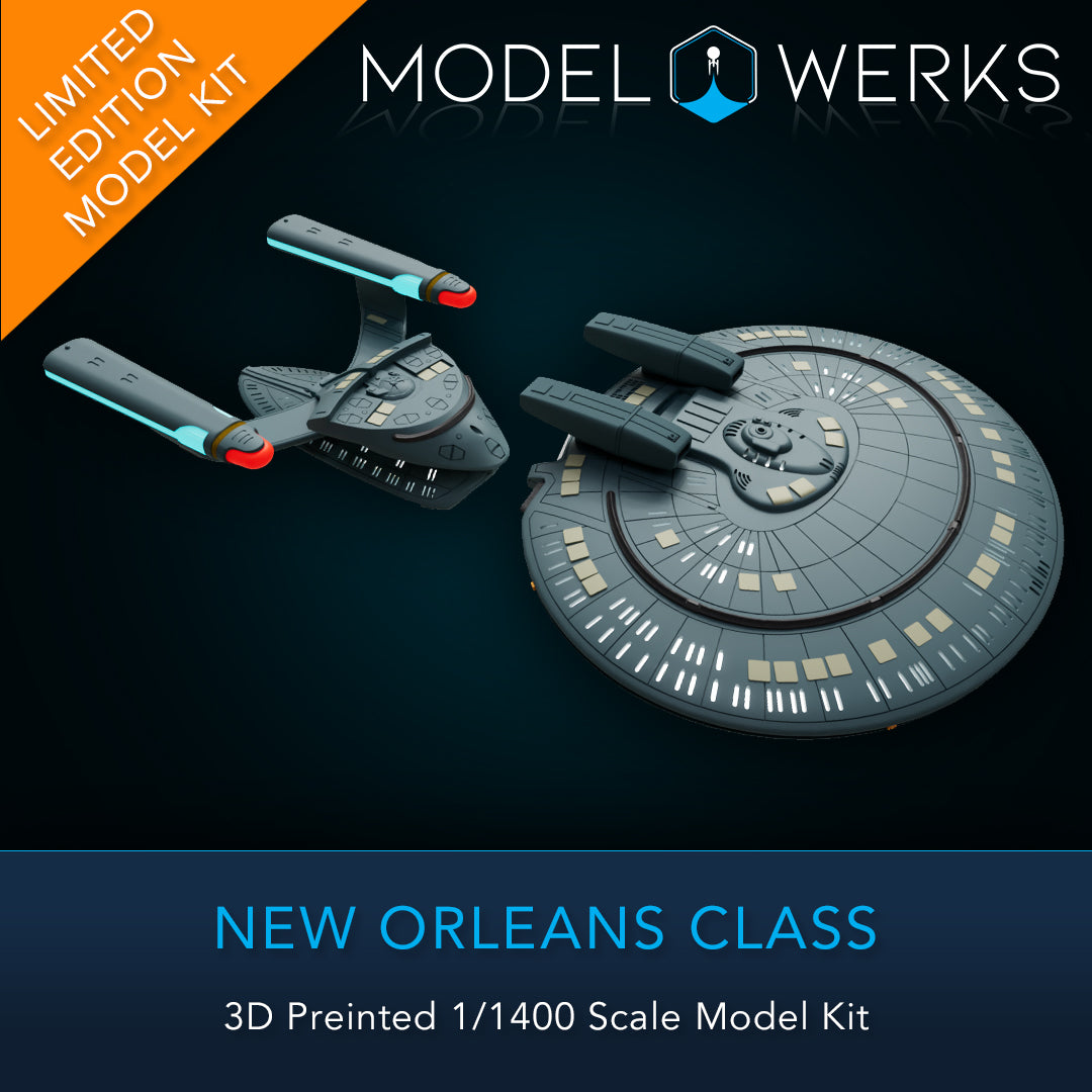 1/1400 New Orleans Class 3D Printed Model Kit