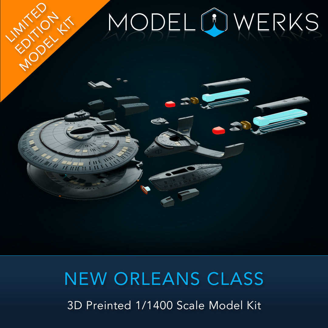 1/1400 New Orleans Class 3D Printed Model Kit