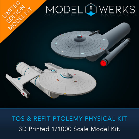 1/000 Ptolemy Class Physical 3D Printed Kit