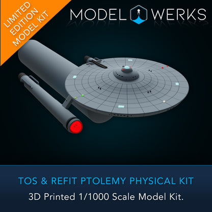 1/000 Ptolemy Class Physical 3D Printed Kit