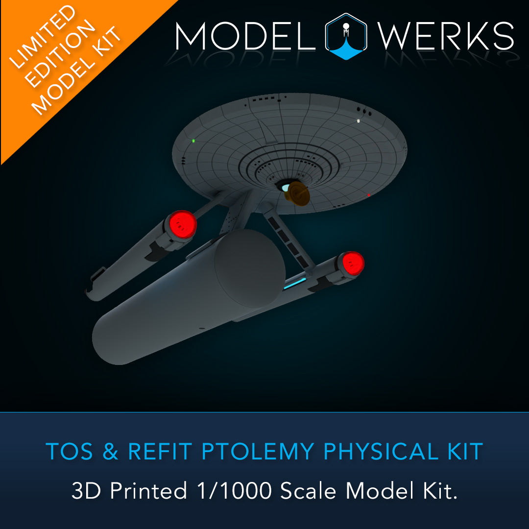 1/000 Ptolemy Class Physical 3D Printed Kit