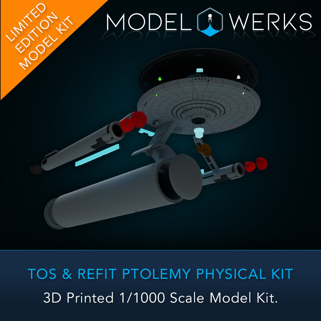 1/000 Ptolemy Class Physical 3D Printed Kit