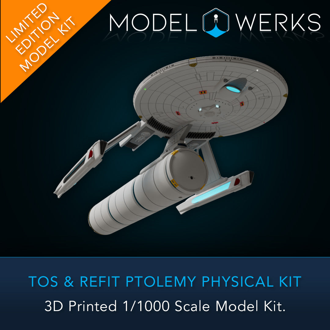1/000 Ptolemy Class Physical 3D Printed Kit