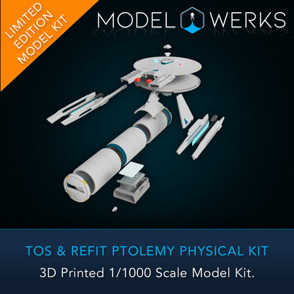 1/000 Ptolemy Class Physical 3D Printed Kit