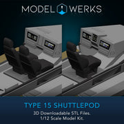 Type 15 Shuttlepod 1/12 Scale
