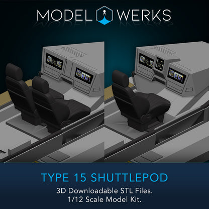 Type 15 Shuttlepod 1/12 Scale