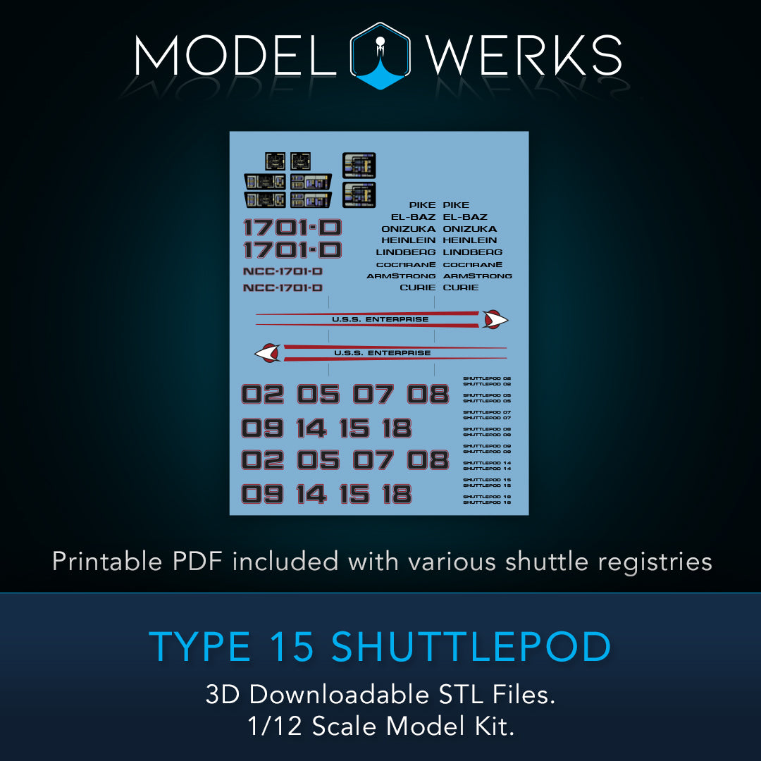 Type 15 Shuttlepod 1/12 Scale