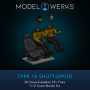 Type 15 Shuttlepod 1/12 Scale