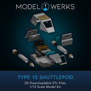 Type 15 Shuttlepod 1/12 Scale