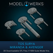 1/1000 TOS Surya / Miranda / Avenger — STL File Download