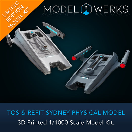 1/000 Sydney Class Physical 3D Printed Kit