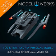 1/000 Sydney Class Physical 3D Printed Kit