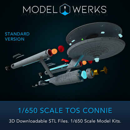 1/650 TOS Connie STL File Download