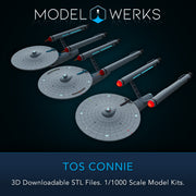 1/1000 TOS Connie STL File Download