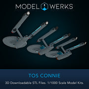 1/1000 TOS Connie STL File Download