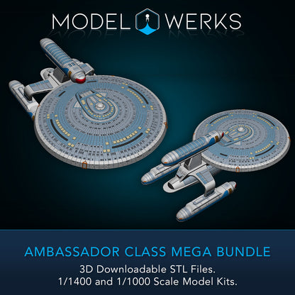 Ambassador Class 1/1000 and 1/1400 Mega-Bundle