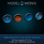 Ambassador Class 1/1000 and 1/1400 Mega-Bundle STL Download