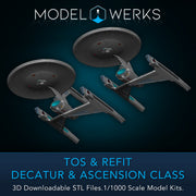 1/1000 Decatur / Ascension Class Light Dreadnought — STL File Download