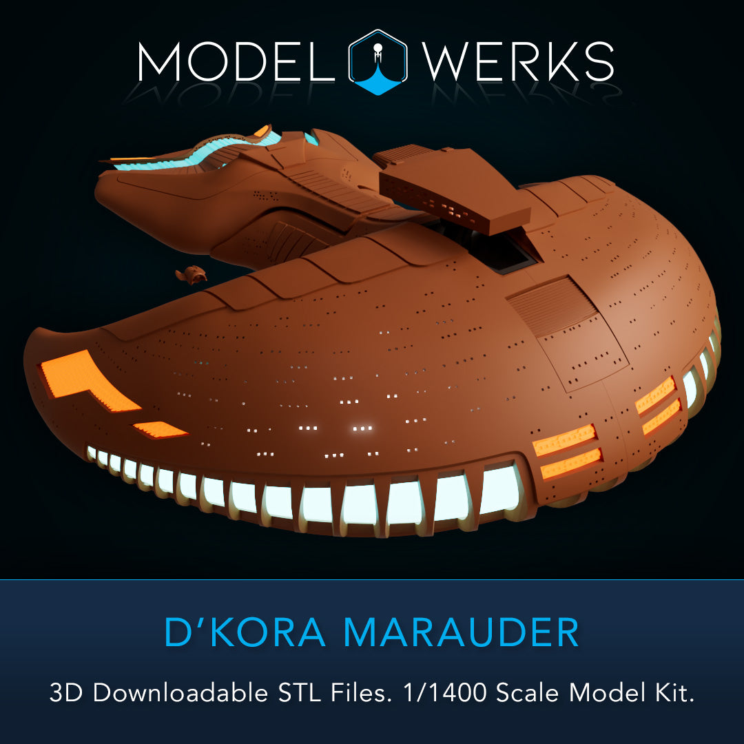 1/1400 D'Kora Maurader STL File Download