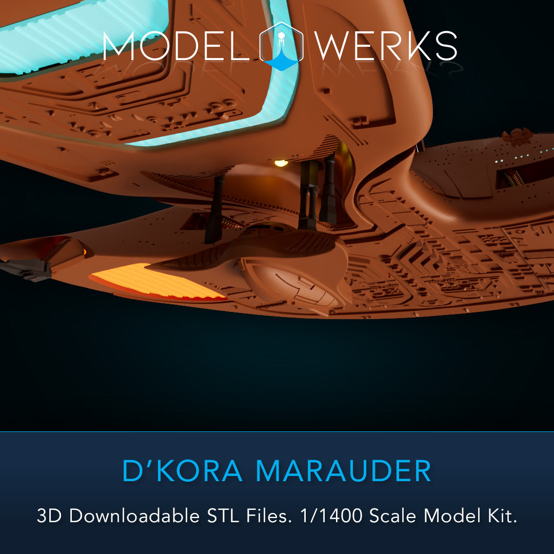 1/1400 D'Kora Maurader STL File Download