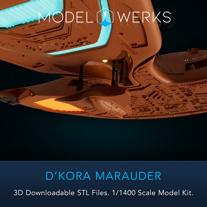 1/1400 D'Kora Maurader STL File Download
