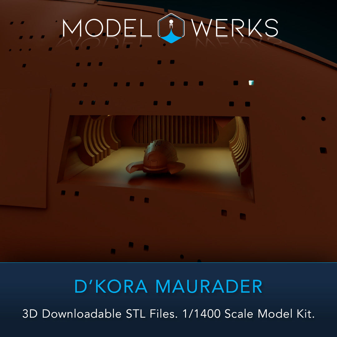 1/1400 D'Kora Maurader STL File Download
