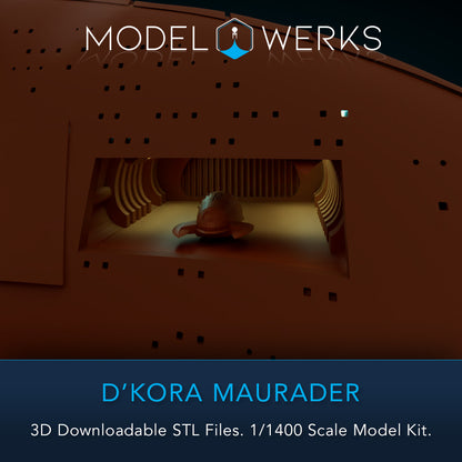 1/1400 D'Kora Maurader STL File Download