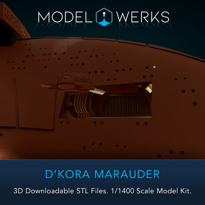 1/1400 D'Kora Maurader STL File Download