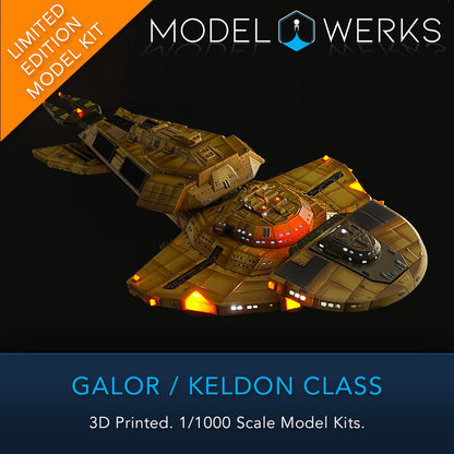 1/000 Galor or Keldon Class Physical 3D Printed Kit