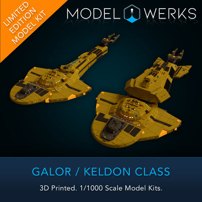 1/000 Galor or Keldon Class Physical 3D Printed Kit