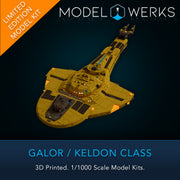 1/000 Galor or Keldon Class Physical 3D Printed Kit