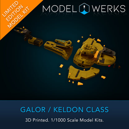 1/000 Galor or Keldon Class Physical 3D Printed Kit