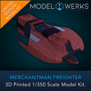 Merchantman Freighter Physical 3D Printed Kit